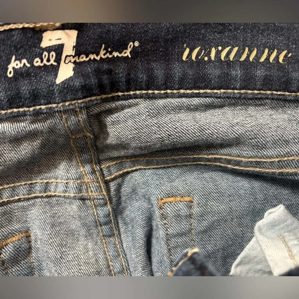 7 For All Mankind Roxanne Skinny Jeans Womens‎ 26 Dark Wash Stretch